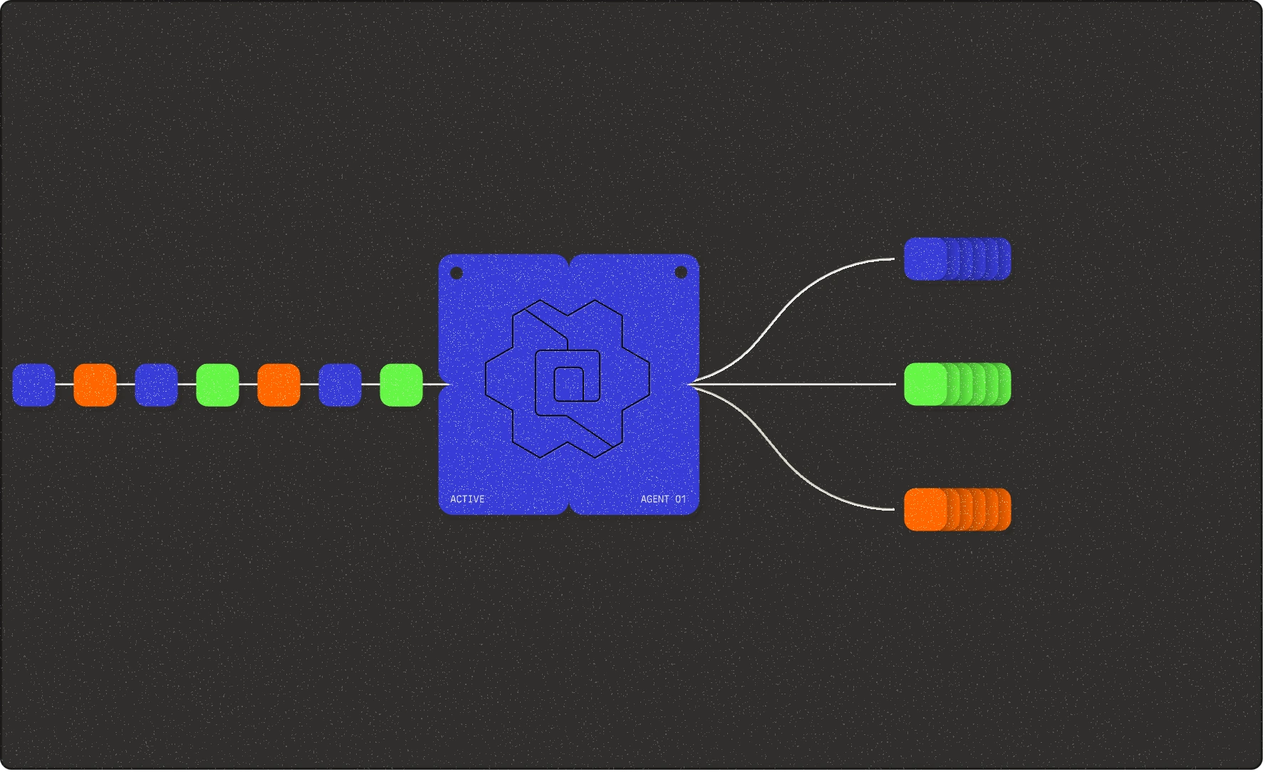 Invoices and forms arriving in an inbox and read by an active agent
