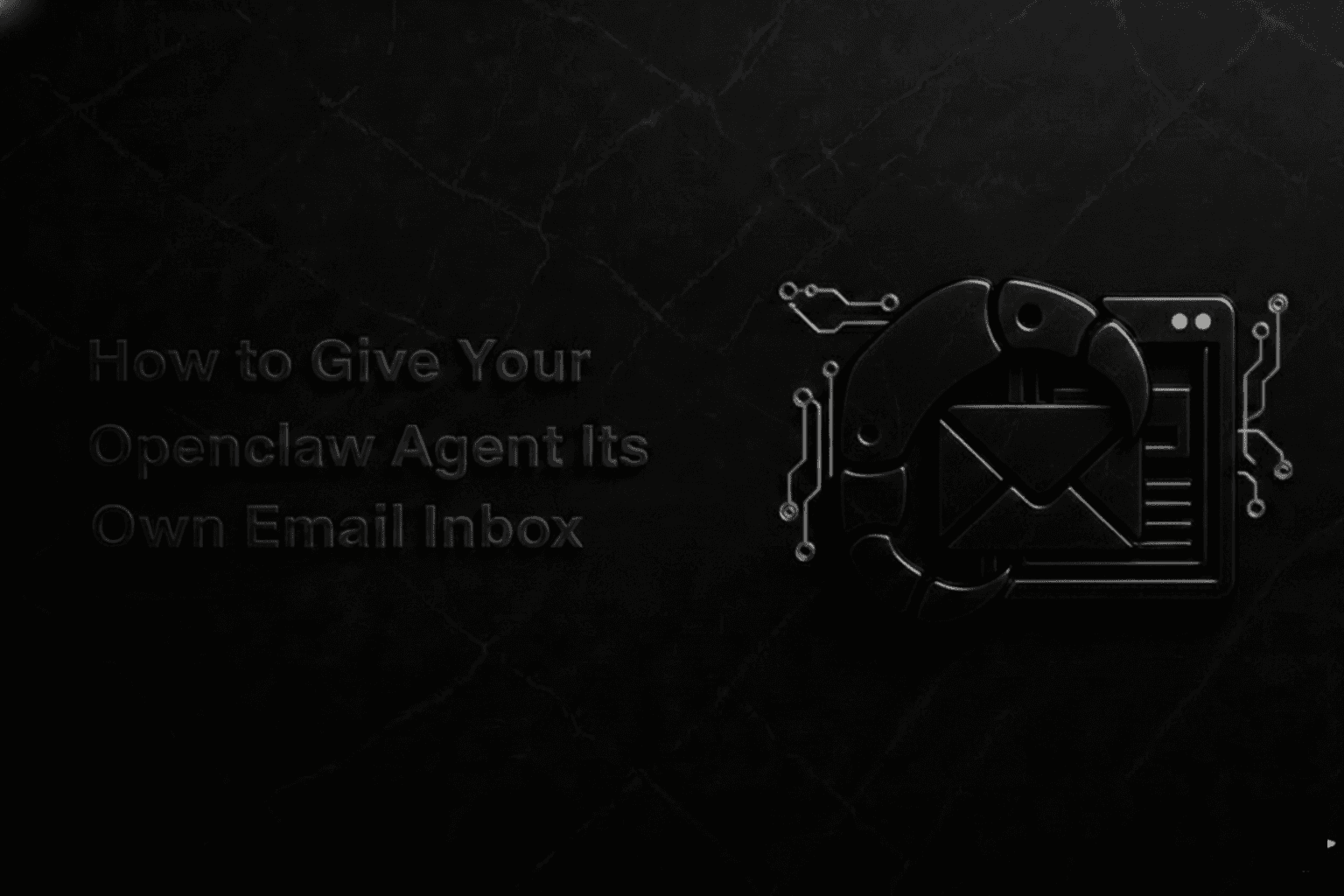 Give Your OpenClaw Agent Its Own Email Inbox, Without Gmail