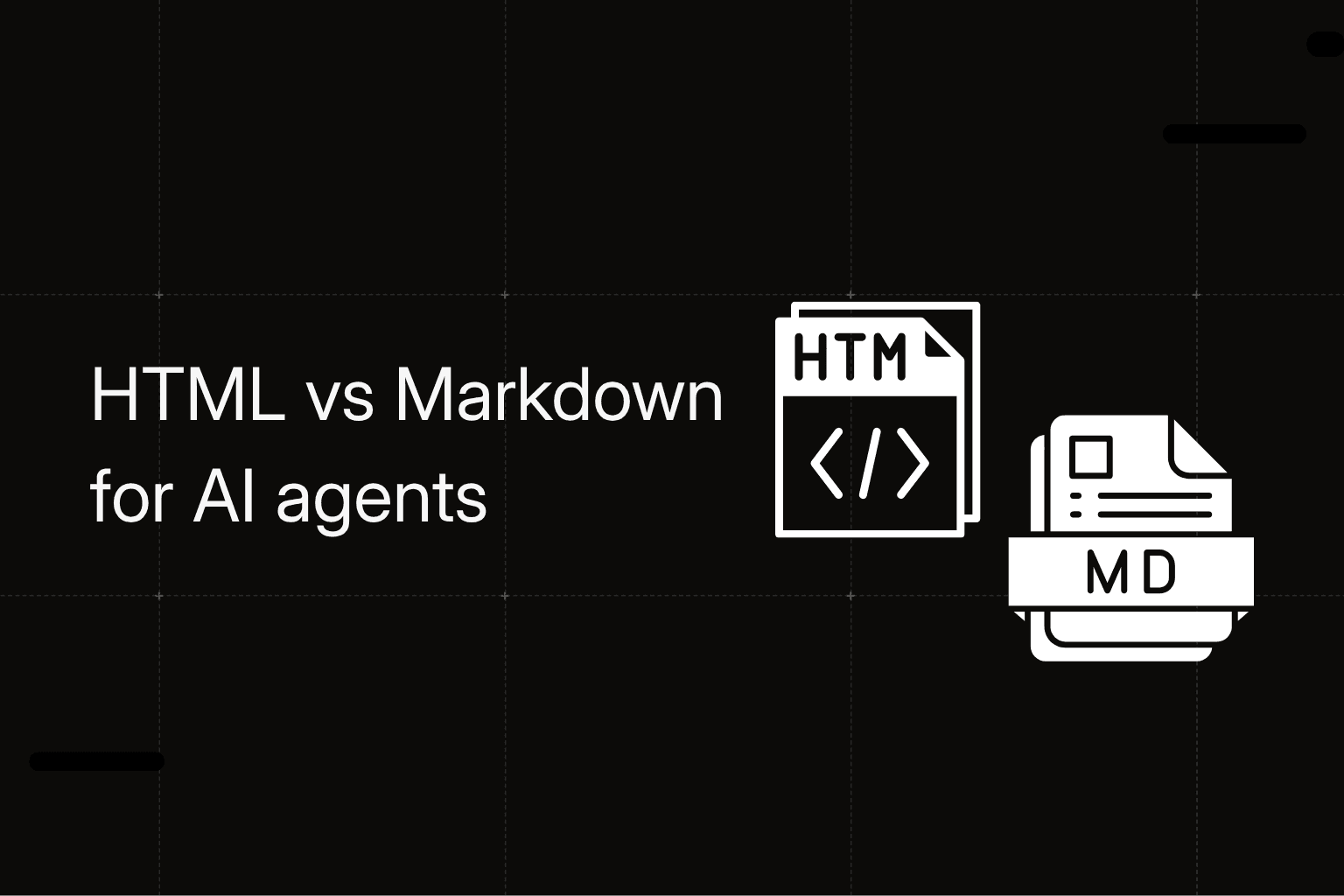 HTML vs Markdown for AI agents