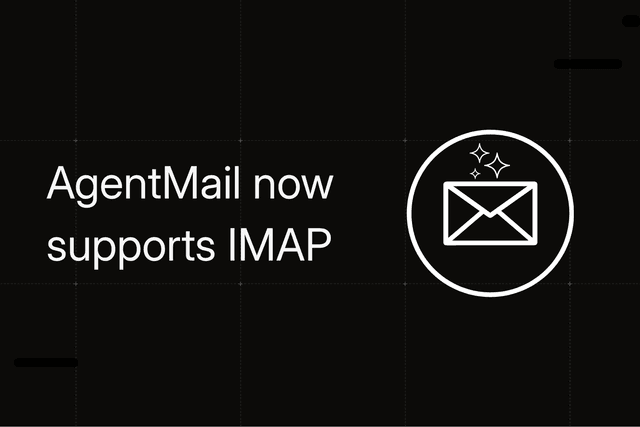AgentMail now supports IMAP