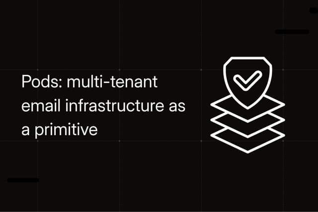 Pods: multi-tenant email infrastructure as a primitive